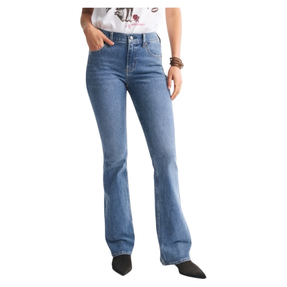 Abercrombie & Fitch Blue Flare Jeans